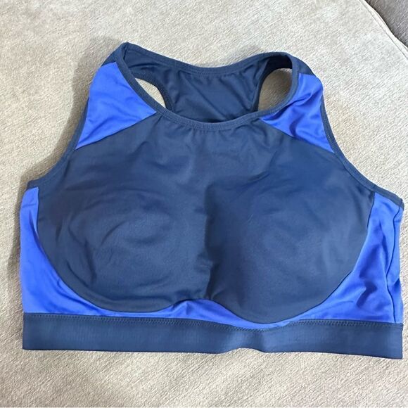 Crane XL Sports Bra Blue Duo Tone To Fit Bust 40B‎ - 40C - Picture 2 of 6